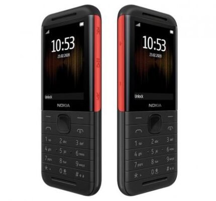 Nokia 5310 Dual Sim  Black Red Colour Combination