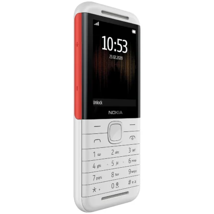 Nokia 5310 Dual Sim  white Red Colour Combination
