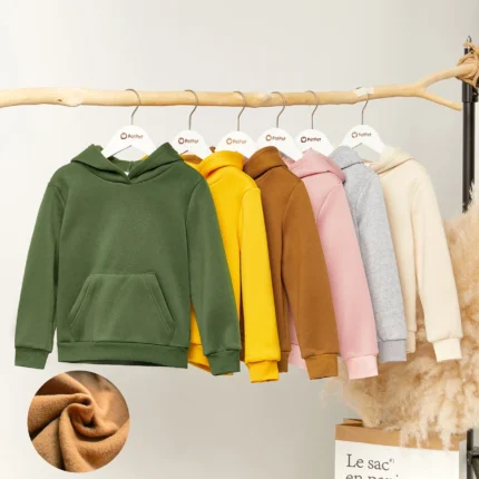 Kid Boy/Kid Girl Fleece Lined Solid Pocket