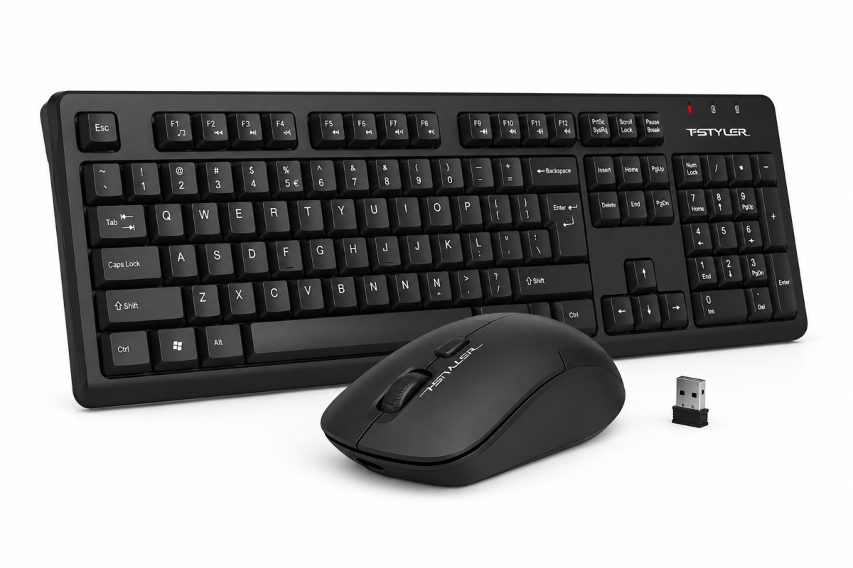 A4Tech Fstyler FG1200S 2.4G Wireless Keyboard and Mouse Combo